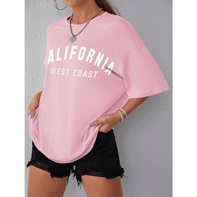 Camiseta Menina Fitness California - Menina Fitness