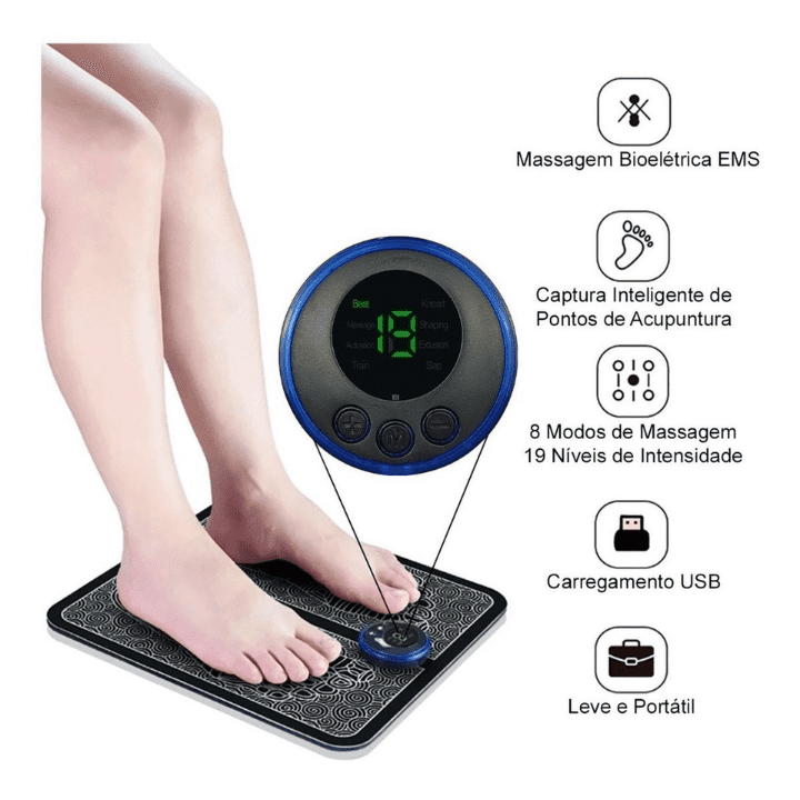 Tapete Feet Massager - Menina Fitness